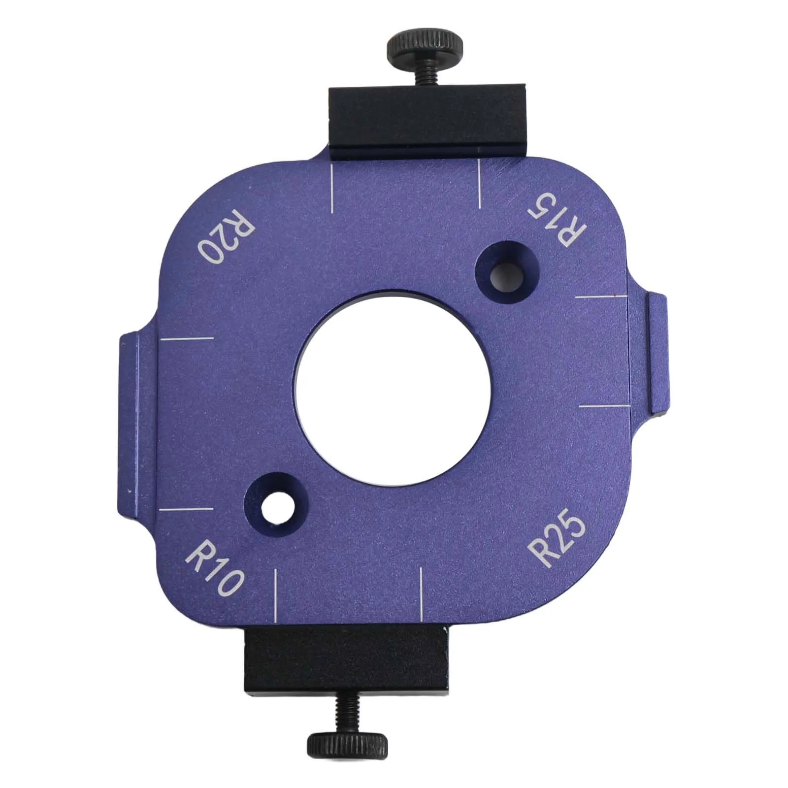 

1pc R10-R25 R30-R50 Woodworking Corner Positioning Edge Trimming Machine Cutter Round R-corner Measuring Tool
