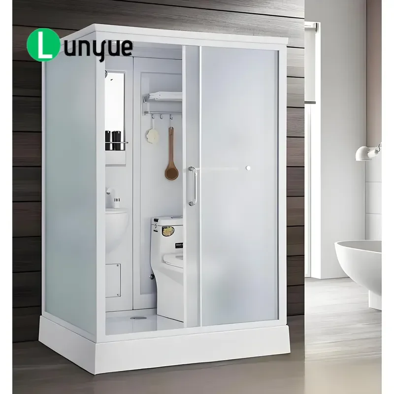 Prefab Bathroom Unit Comfortable Convenient Prefabricated Bathrooms for Home Hotel Apartment Easy Installation Waterproof