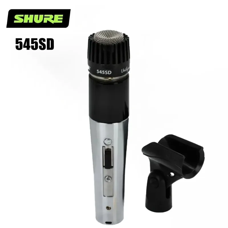 SHURE SM57 545SD Profesjonalny Dynamiczny Mikrofon Gitarowy Instrumentowy do Nagrywania, Występów na Żywo, Klasyczny Pamiątkowy Przedmiot 545SD