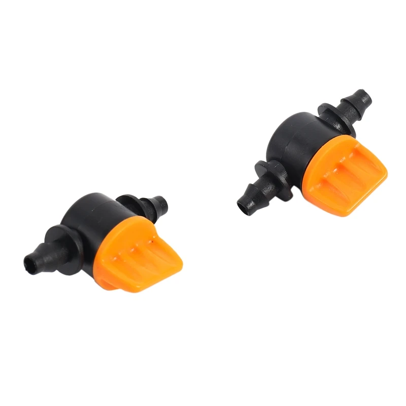 農業用水フロー制御バルブ,灌漑継手,4mm, 7mmホース,10個