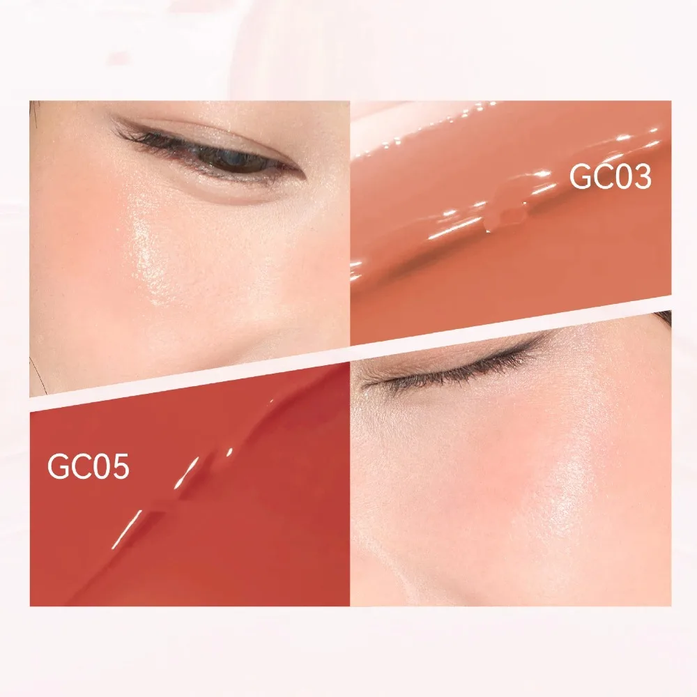 AZTK Blusher Color Face Makeup Rendering Blush Cream Moisturizer Long Lasting Beauty Expands Cheek Tint Makeup Cosmetics