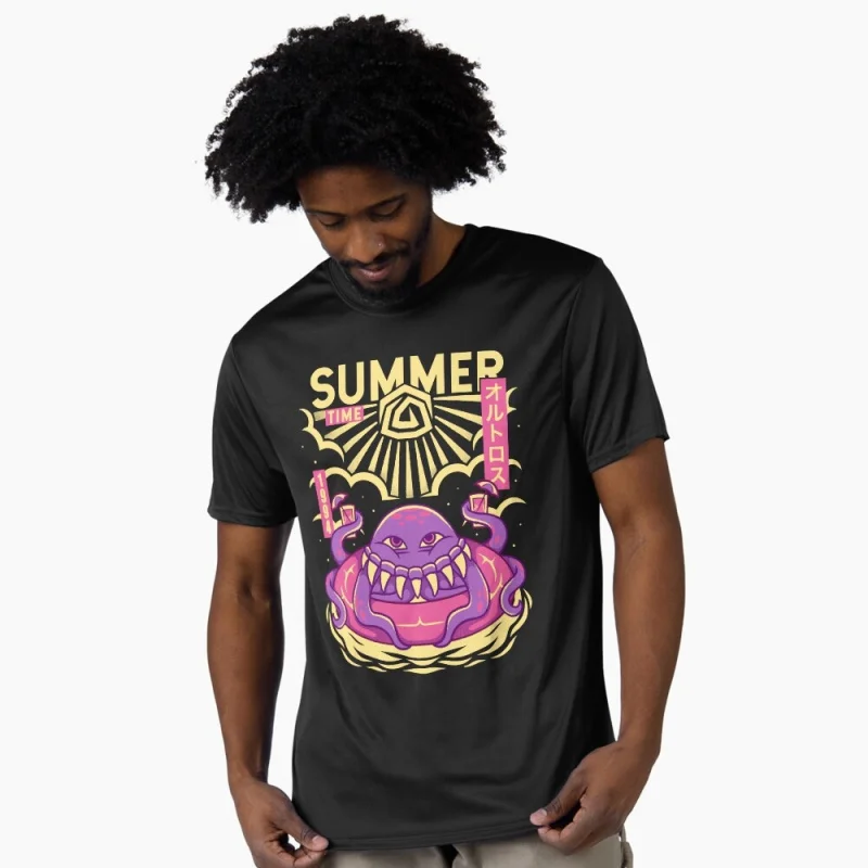 

Ultros Summer Time Final Fantasy Gift t shirt for men 90s Videogame graphic tee Y2K Clothes 100% cotton Large size Tops S-6XL