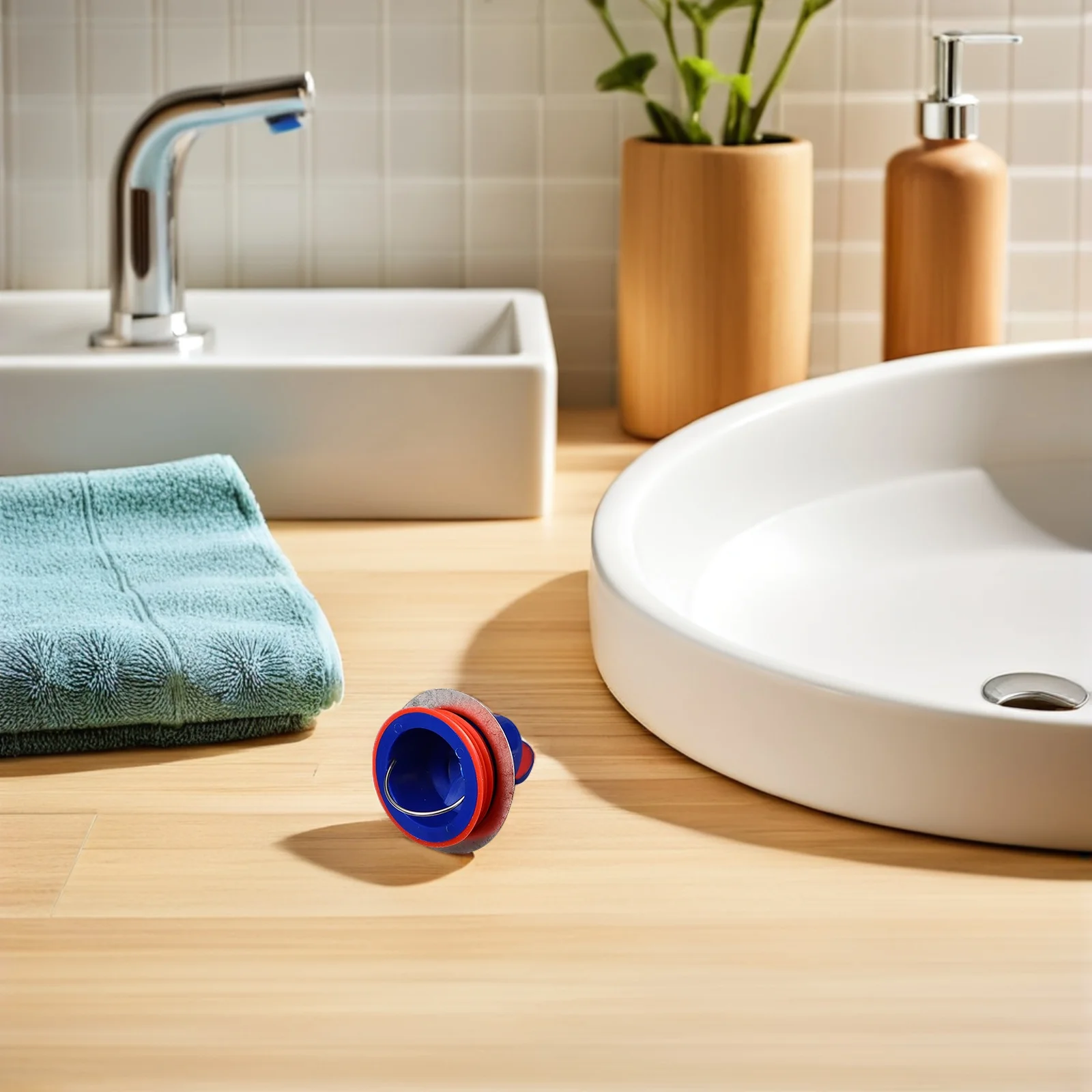 

4pcs Floor Drain Cover Set Large Flow Anti-Odor Sewer Core 39-45mm Leak Preventer Bathroom Facility