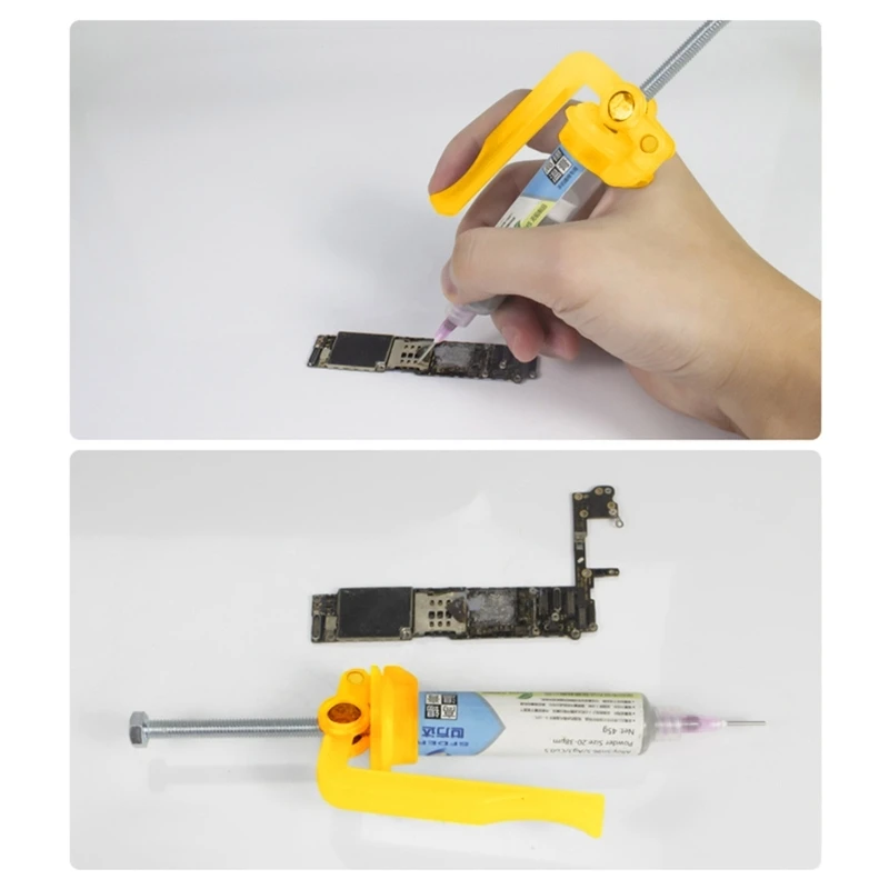 Solder Needle Booster Syringes Pusher Welding Oil Solder Pastes Propulsion