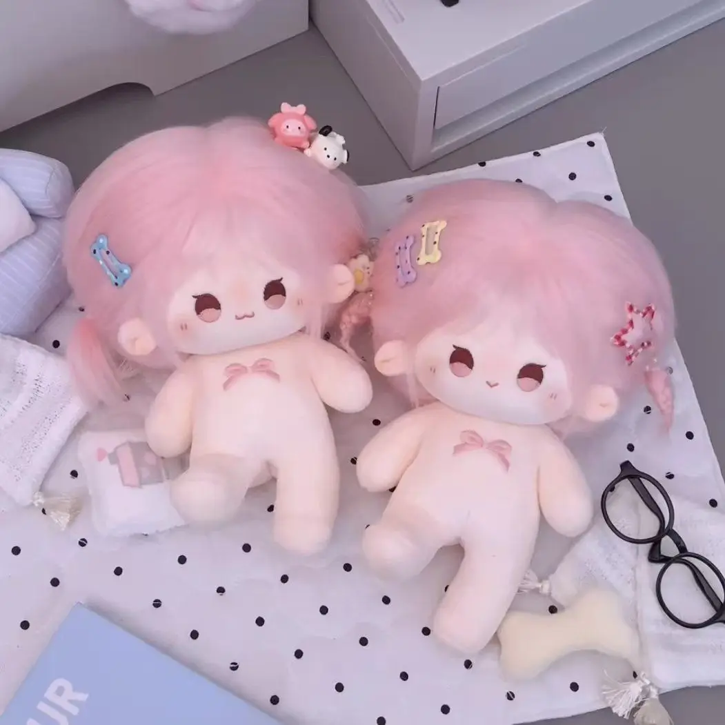 Kurumi Fukuga 20CM ‌FX Fighter Kurumi Chan Attribute Cotton Doll Cute Plush Doll Body Dress Up Stuffed Toys Dolls Figures Gift