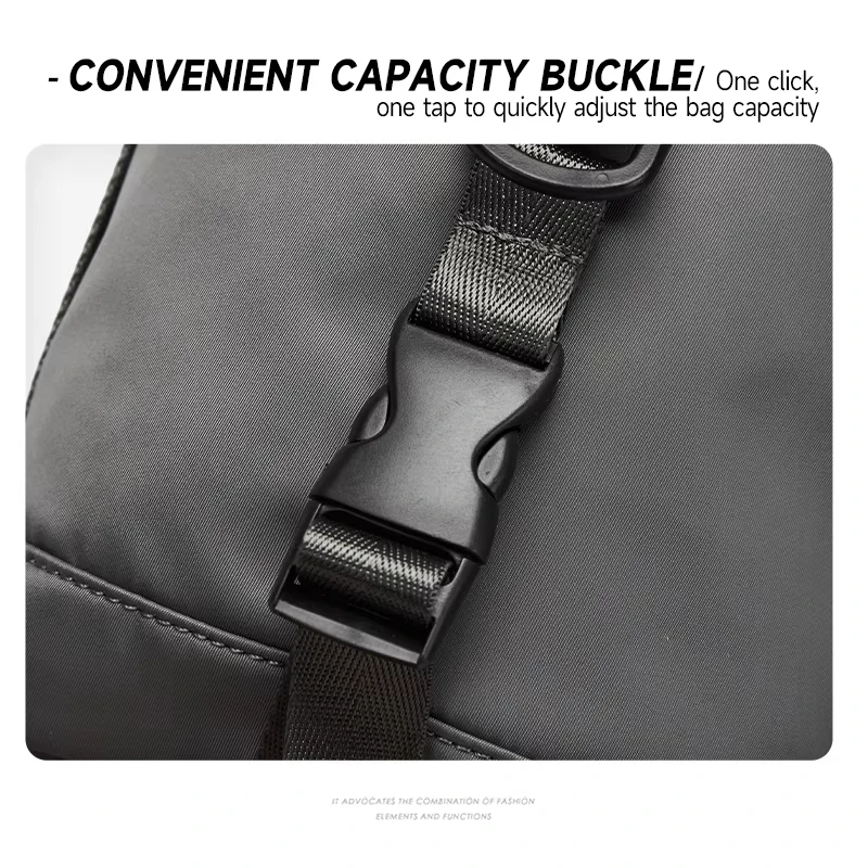 Opvouwbare plunjezak met grote capaciteit Oxford waterdichte herenreistassen Weekendopbergzakken Bewegende bagage Duffel Gym Fitness