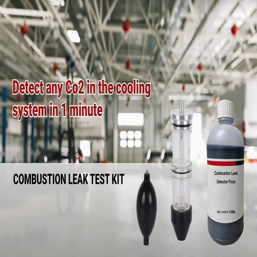 Multipurpose Automotive Head Gasket Tester CO2 Leak Detector Kit for Cars Trucks - Combustion Leak Tester Tool