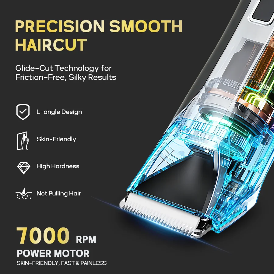 Manscape Body Hair Trimmer for Men, 3 in 1 Body Hair Trimmer with Groin Shaver, Nose Hair Trimmer ,Wet/Dry