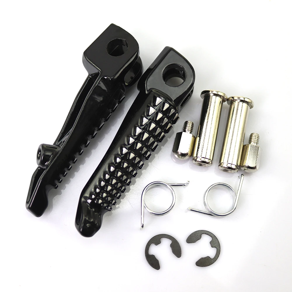 Motorcycle Front Footrests Foot Rests Pegs For Kawasaki NINJA 250R EX250 650R EX650 ER6F ER-6N ZX6R ZX9R ZX10R ZX12R Z750 Z1000