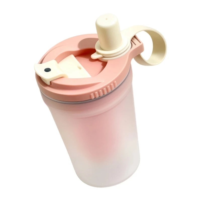  Leak-proof Straw Water Cup Clear Plastic Water Bottle With Strainer Suitable For Hot And Cold Beverages