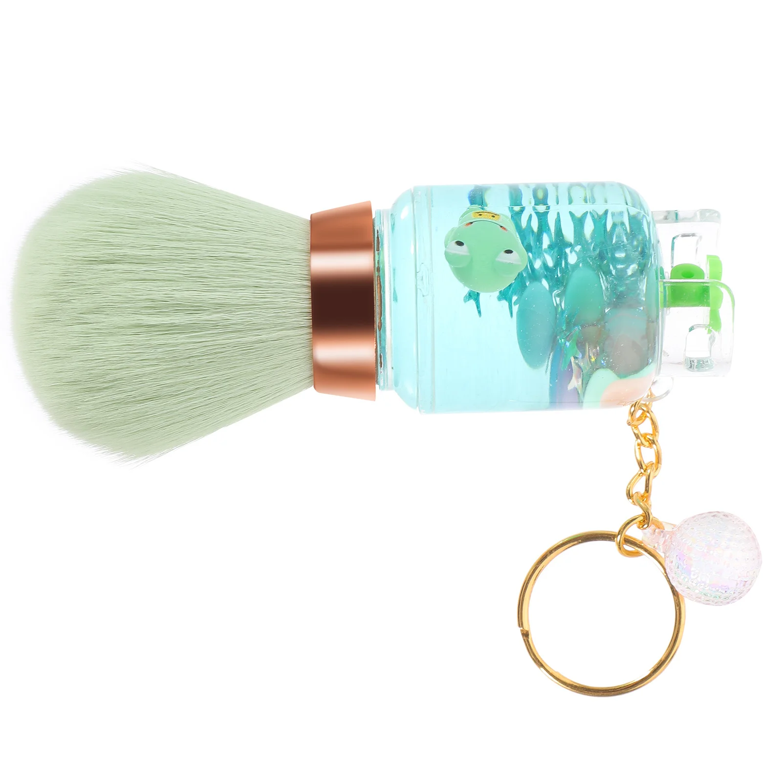 Gasflaschenförmiger Rouge-Make-up-Pinsel, tragbar, weiche Borsten, loser Puderpinsel, Reise-Gesichtswerkzeug, professionelles Make-up-Set