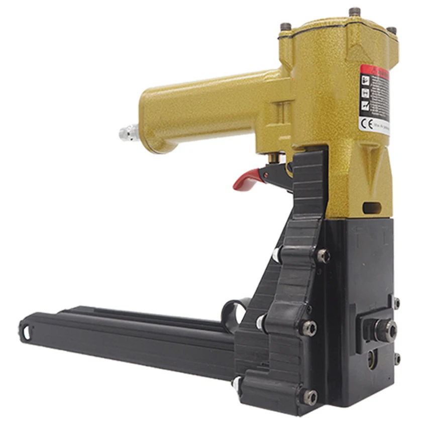 AD-19 Pneumatic Carton Sealing Machine Paper Carton Packaging Nail Gun Packer Sealing Code Nail Gun Manual Air Nail Gun