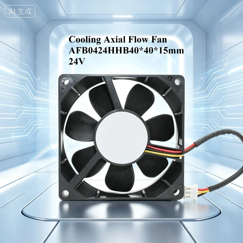 AFB0424HHB Delta 4015 Cooling Fan 24V 0.13A For Industrial Control Inverter 40mm Heat Dissipation Fan