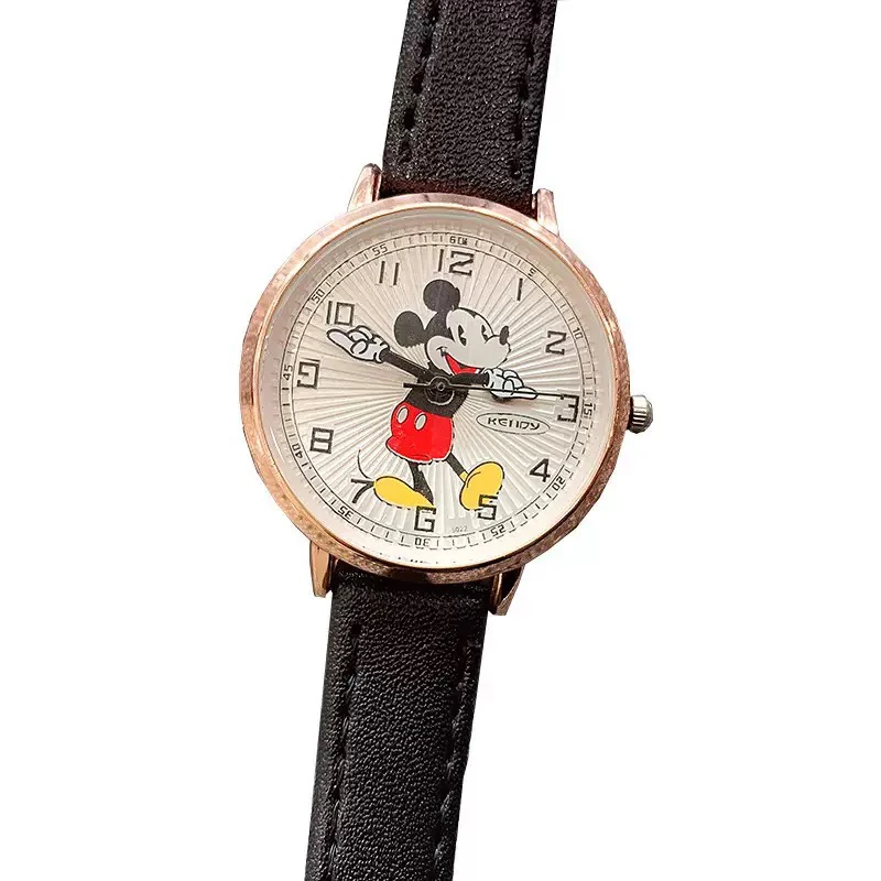 Mickey Children's Cartoon Watch Fashion Watch Boys and Girls Quartz Watch Suitable for Student Children's Festival Gift