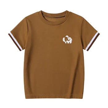 Kids Casual Printed T-Shirt Set 5 1/3 Piece Children's Summer And Autumn Casual Fashionable Short Sleeved T-shirt For Boys And Girls Comfortable Long Sleeved Top 5