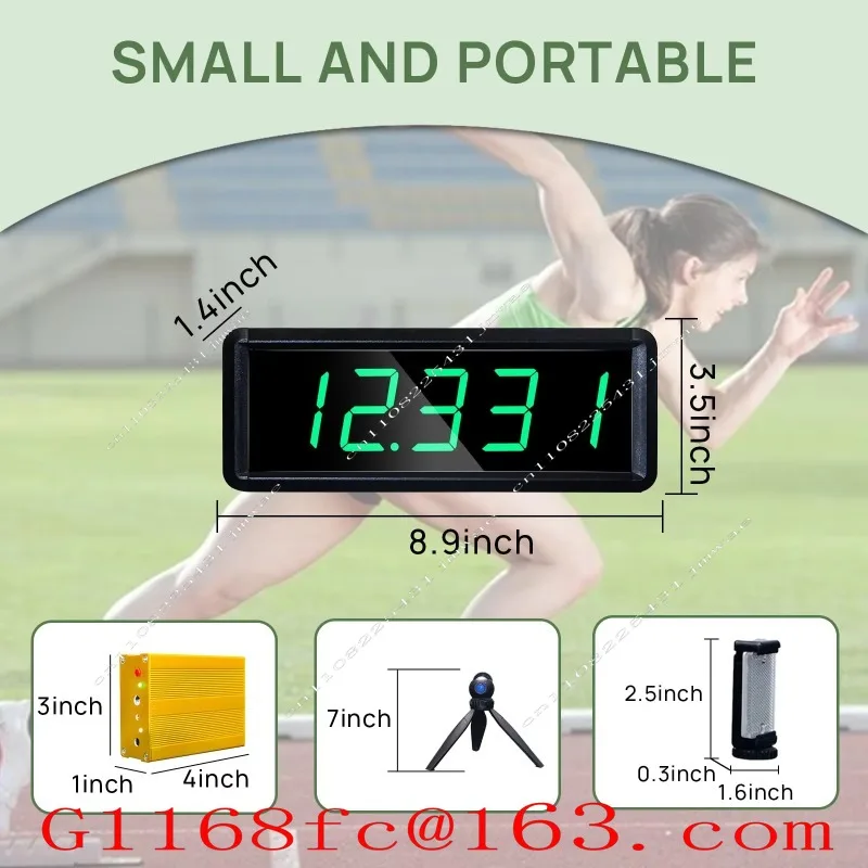 Puzzle Built-in Battery Racing Timer Stopwatch Electronic Bicycle Speed Training Ice  LED Motorcycle Track and Field Laser Timer