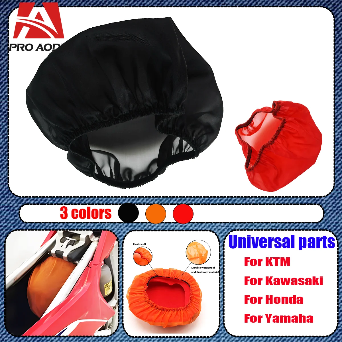 Motorcycle Air Filter Cover Dust Sand Cover Engine Cleaning Protector For KTM 350 450 500 EXC EXC-F SX Honda CRF 250R YAMAHA YZ