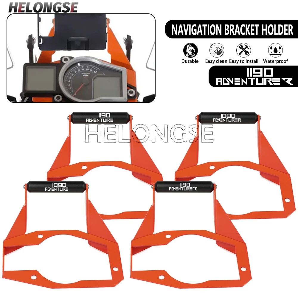 

For KTM 1050 1090 1190 ADV Adventure R 1290 Super Duke R / GT 2013-2018 Phone Holder Mount Stand Support GPS Navigation Bracket