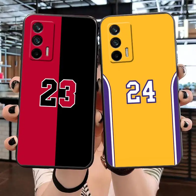 Case For Realme GT 2 Pro Master Neo2 50 50I 50A 5G C35 C33 C31 C30 C30S C21 C21Y C20 C15 Case Basketball Uniform Number 23 24