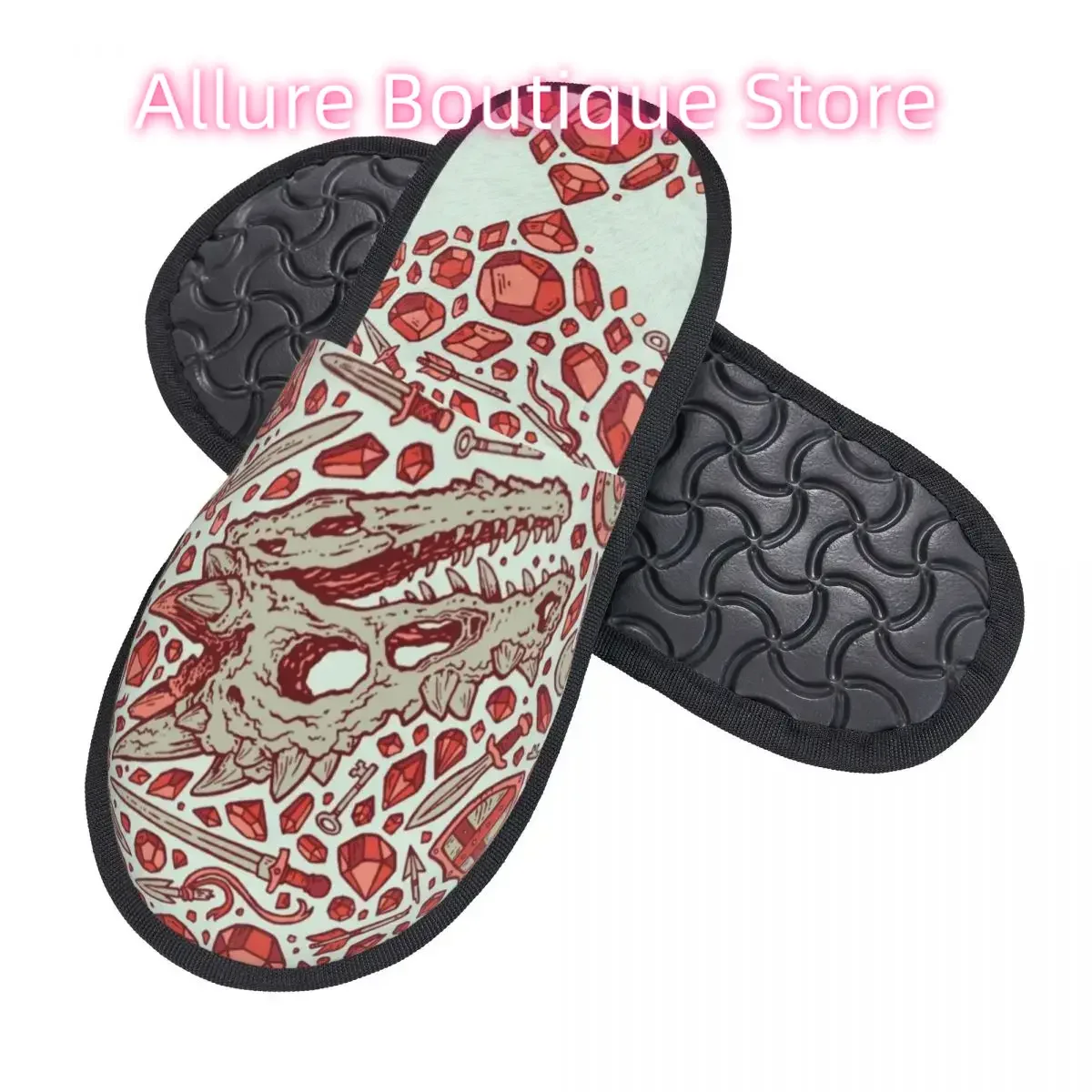 التنين الراحة جرجر مع النعال رغوة الذاكرة النساء أحذية منزل الفندق