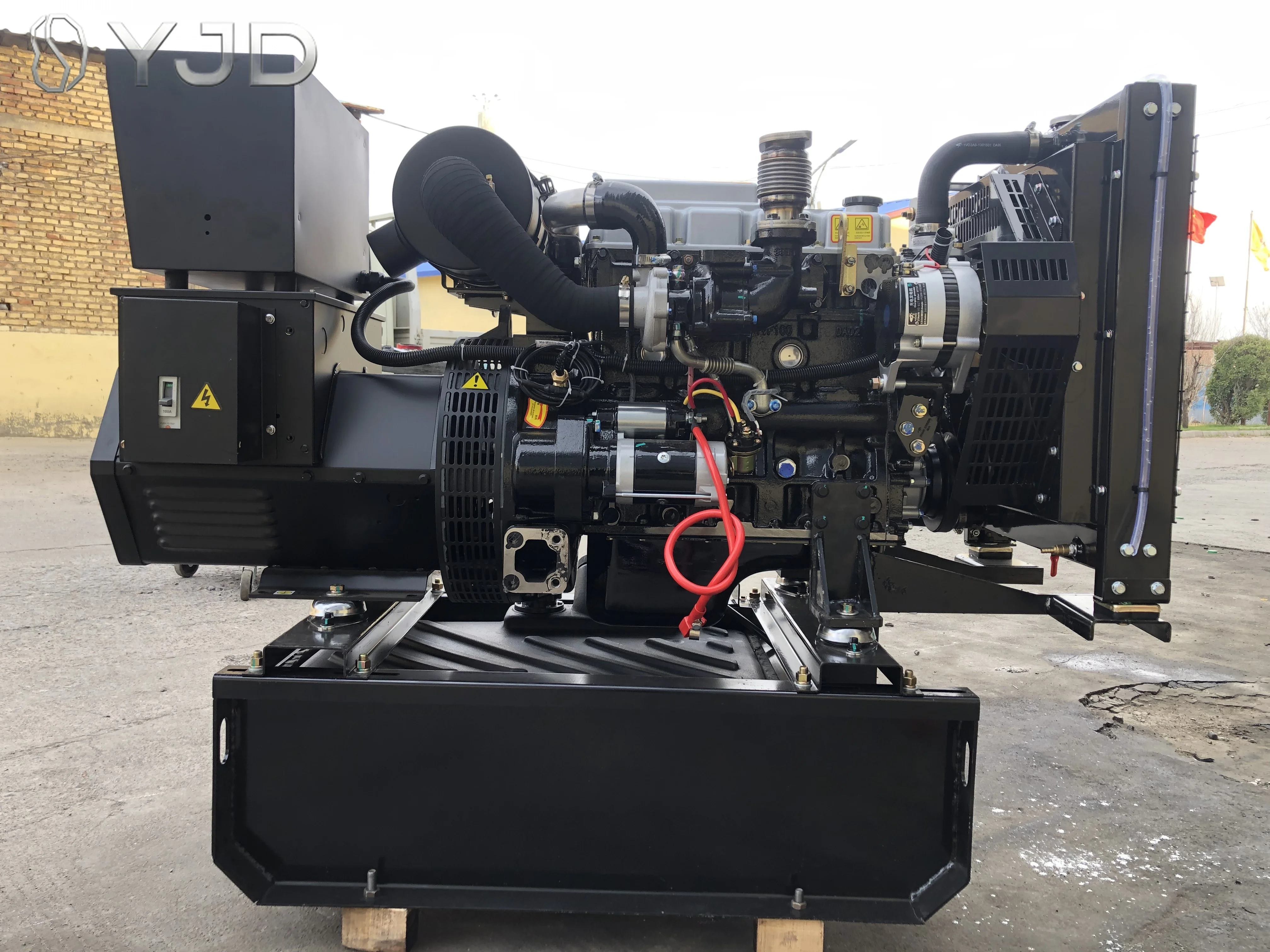 Hot Sale  Three-Phase AC Output 30KVA 50KVA Open Frame Diesel Generator 50/60HZ with ATS, 1500/1800RPM Diesel Generator Set