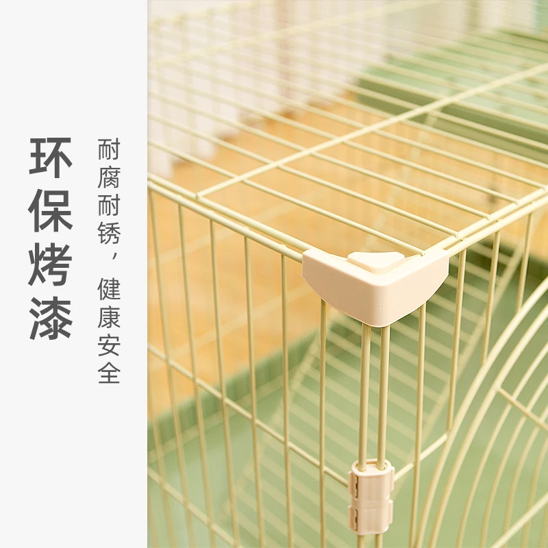 Wire Wire Cat Cages The Fine Quality Stainless Steel PP Plastic with Pet Indoor Cage 100*65*117 * Iron DOT Fashion Houses DC 3-2