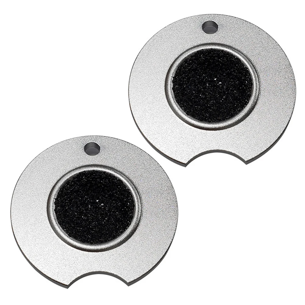 

2pcs Billiard Cue Tip Repairer Billiards Pool Cue Tip Corrector Cue Tip Shaper 44.5*7.5mm Billiard Cue Tip Repairer Cue Care