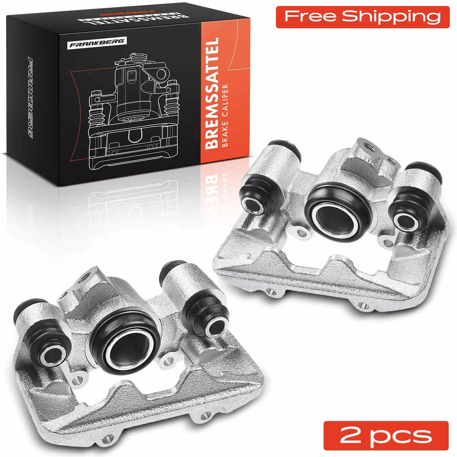 Frankberg 2X Étrier de frein arrière gauche droit pour Toyota Yaris Verso Van Ncp2 P2 1999-2005 47750-52030 721371 343262 721372