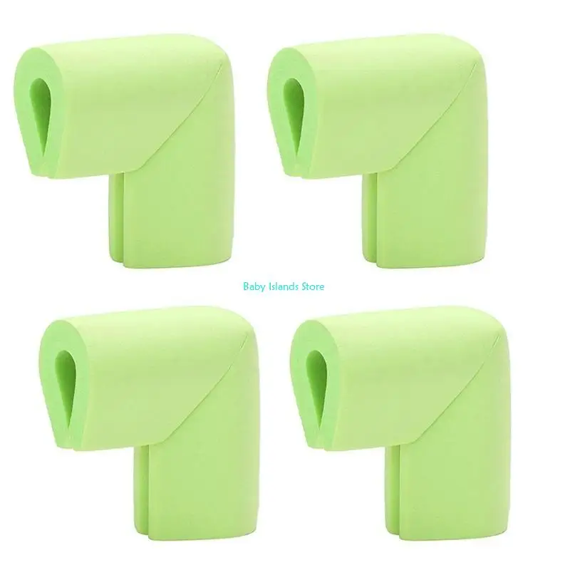 K92D 4 قطع من المطاط الناعم المضاد للتصادم واقيات الحواف لسلامة الطفل لحماية حشوات الزوايا سهلة التنظيف لزوايا الطاولة غوا #4