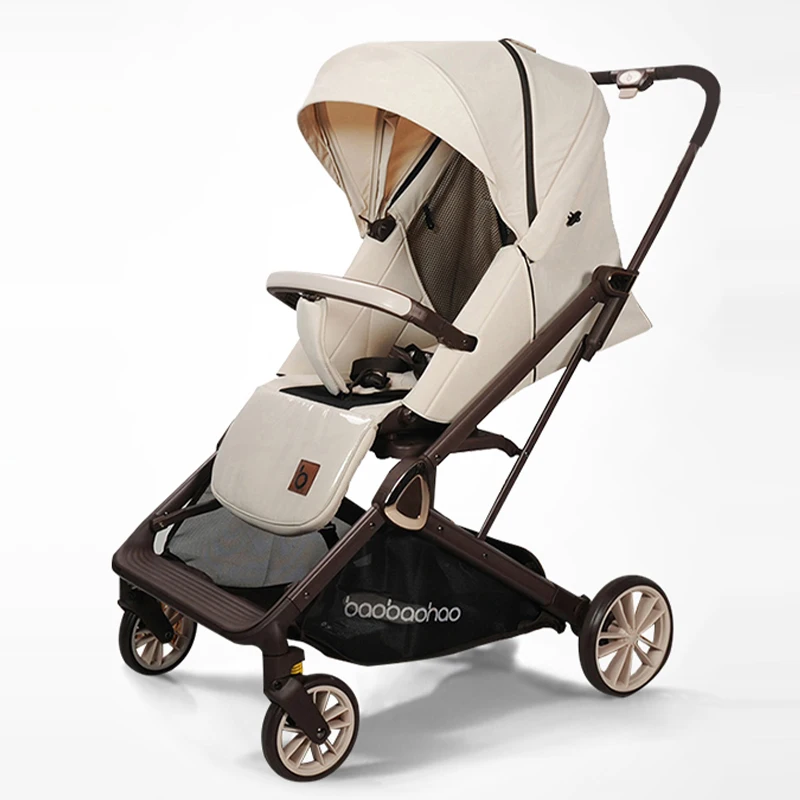

Baby Stroller Lightweight Foldable Aluminum Alloy Infant Stroller with 360 rotating seat Silent Shock-absorbing