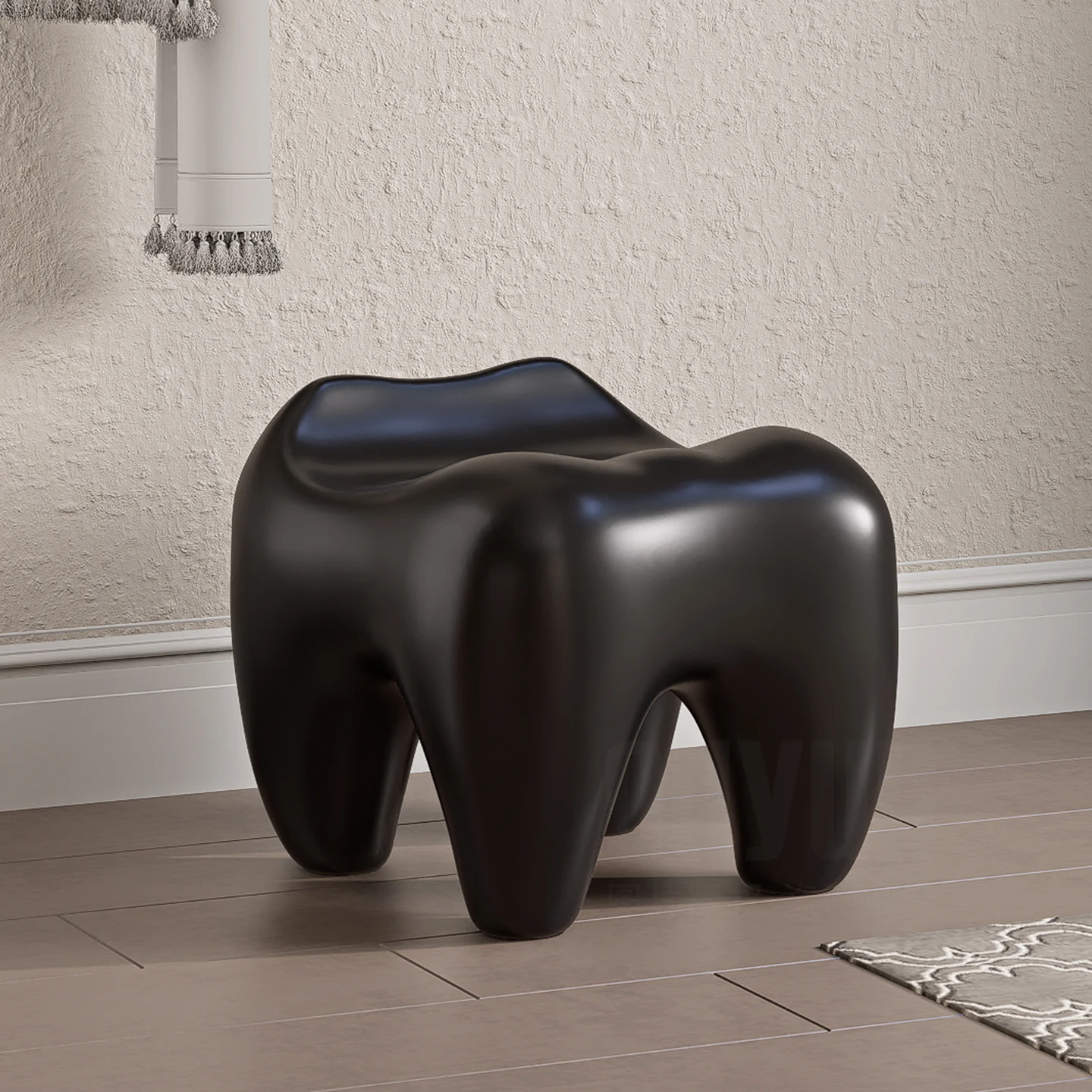 Ouyun Luxury, Simple, High end Bedroom Furniture, Creative Art, Shoe Changing, Seating, Stool, Tooth Design, Hotel Living Room