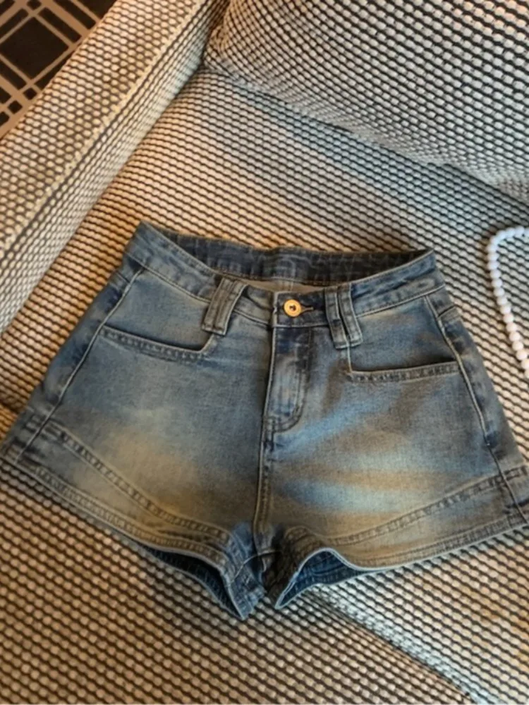 

Легкие джинсовые брюки-палаццо женские с высокой талией, ретро, облегающие, повседневные, весна-лето, новинка