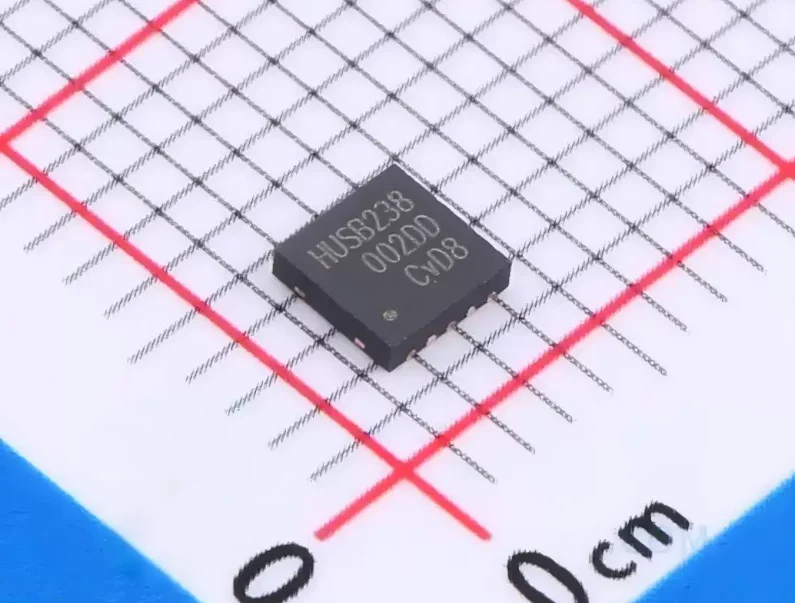 HUSB238_002DD marking HUSB238 DFN-10L PD fast charging protocol decoy IC chip