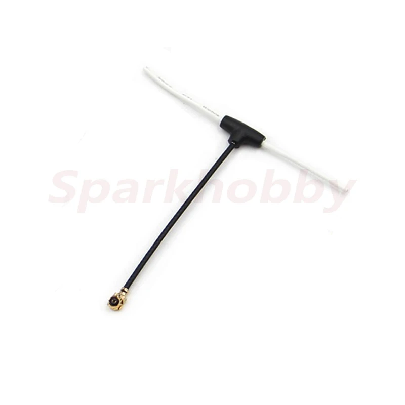 Sparkhobby 40MM 2.4g T-type Omnidirectional Antenna Jumper R1 V2 ELRS EP1 Receiver Standard Part IPEX1 IPEX4 Connector For RC RX