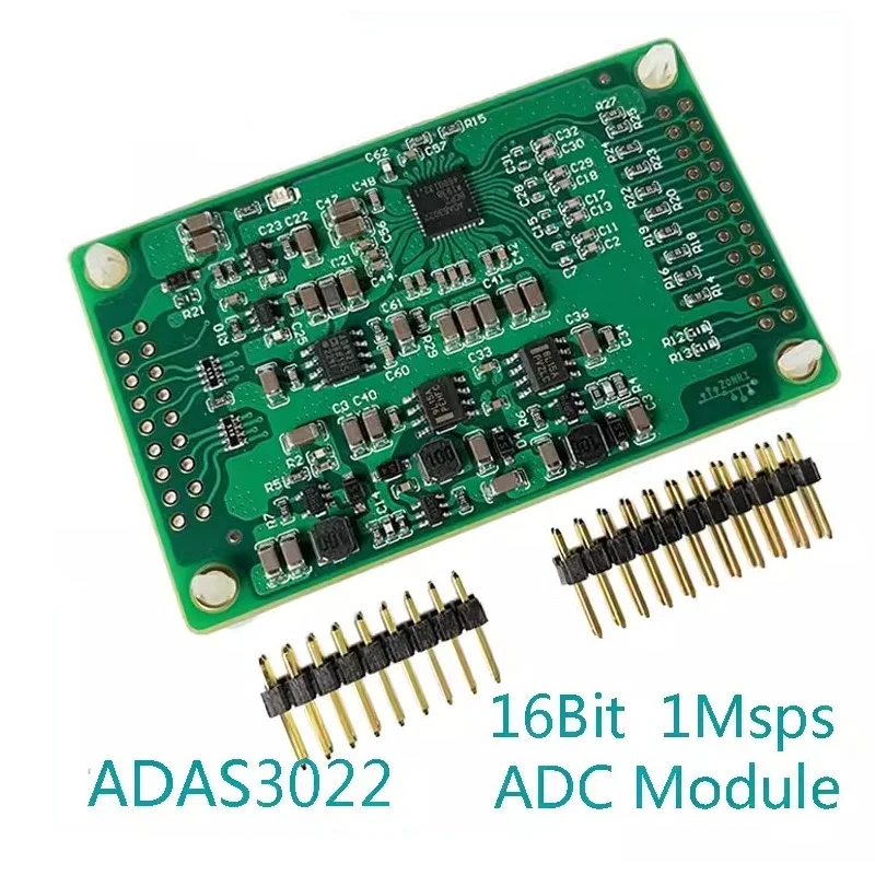 

ADAS3022 Module Development Board 16Bit/1Msps SAR ADC Module High Impedance/8 Channels Single-Ended/4 Differential Inputs