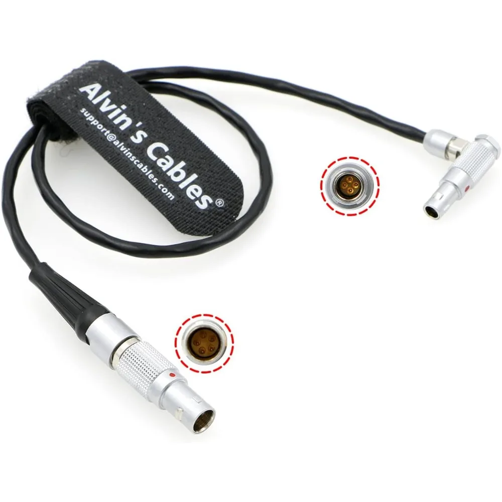 Alvin’s Cables SmallHD Control Cable for SMALLHD Focus PRO Monitor to RED DSMC2 5 Pin to 4 Pin Ctrl Cable 45cm 18inches