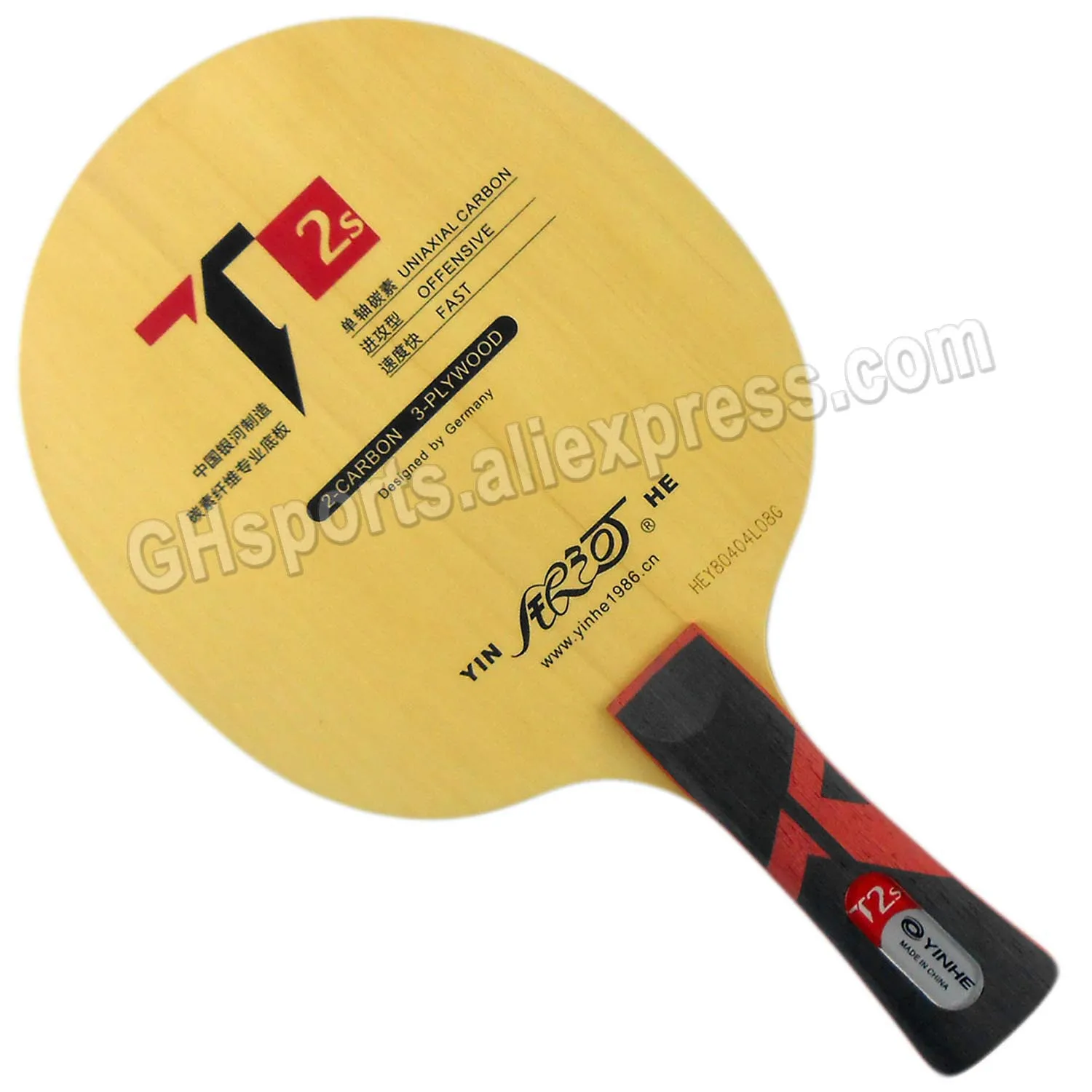 Yinhe T-2S t2s Tischtennis klinge hinoki carbon primorac struktur t2 yinhe schläger original yinhe ping pong schläger/paddel