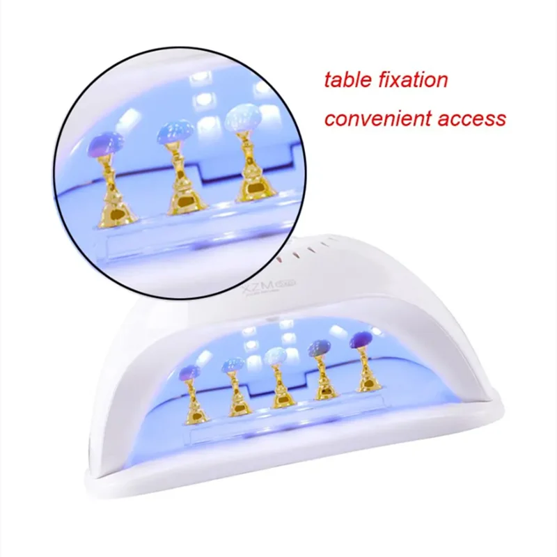 5 unidades/pacote xadrez magnético prego titular prática expositor ouro prata rosa-dourado mostrando prateleira gel polonês expositor ferramentas