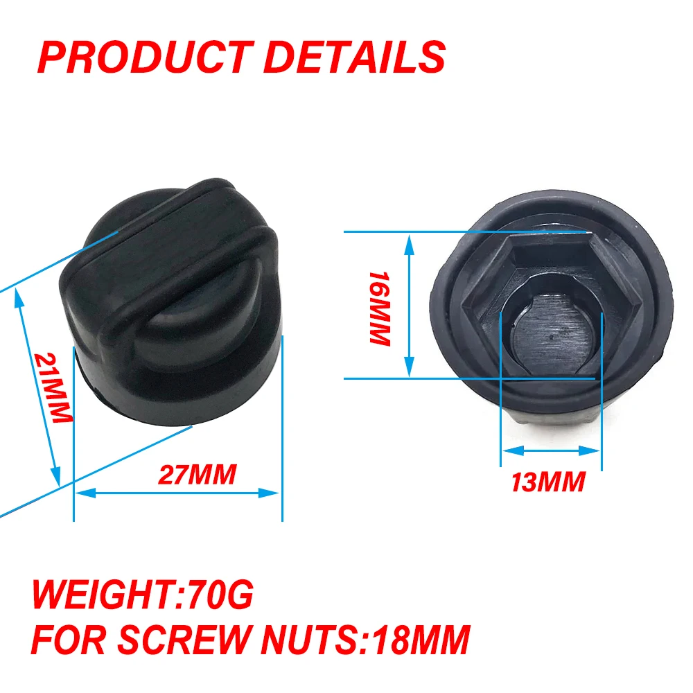 Nut Cap for Speedway Series Dualtron Thunder Ultra2 Eagle Victor Zero 8X 10X 11X Electric Scooter Dustproof Protecting