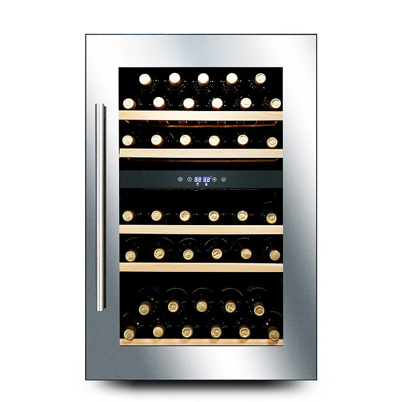 

Red Wine Shelf Constant Temperature Wine Collection Cabinet Home Wine Cabinet Dual Temperature All Stainless Steel