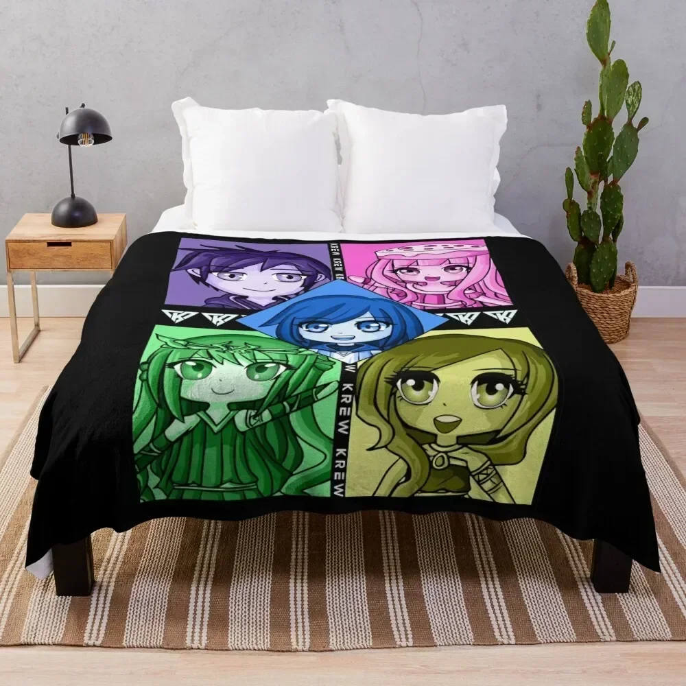 

Aesthetic Funneh Krew Throw Blanket Warm Plush Fuzzy Blanket for Living Room