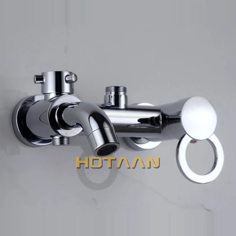 . Bathroom Mixer Bath Tub Copper Mixing Control Valve Wall Mounted Shower Faucet concealed faucet YT-5313