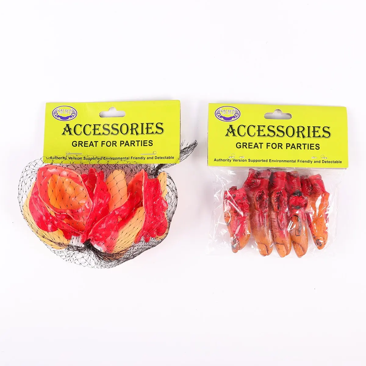 

10Pcs Horror Scar Props Realistic Bloody Fingers and Ears Halloween Decorations for Spooky Party Haunted House Display