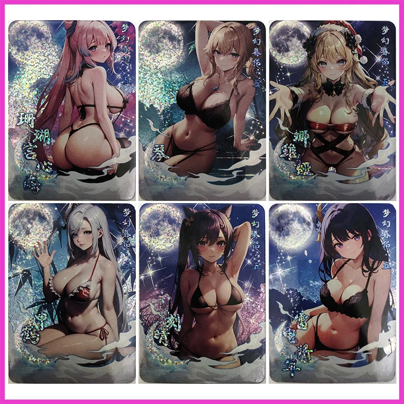 

Аниме «История богини», редкие эпоксидные коллекционные карты, Raiden Shogun Keqing Shenhe Navia Jean Kokomi, игрушки для мальчиков, подарок на день рождения