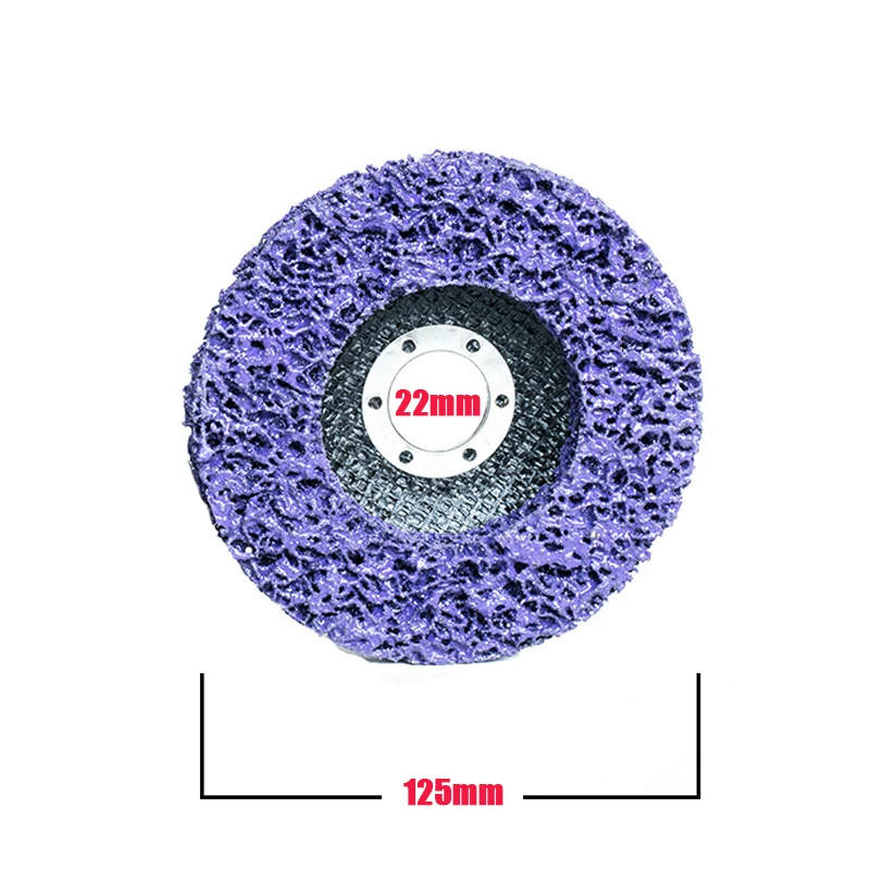 6Pcs Angle Grinder Coral Disc 125mm 115mm 100mm Abrasive Wheel Poly Strip Disc Wheel Paint Rust Removal Clean for Angle Grinder