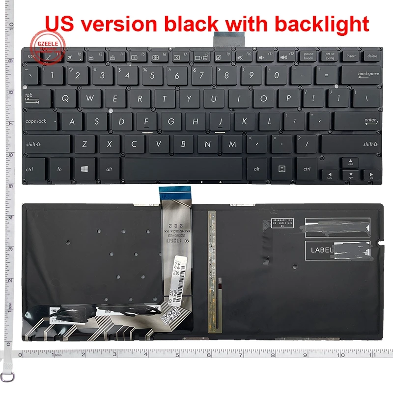 

GZEELE NEW US Layout Keyboard For Asus TP300LA TP300LD TP300LJ TP300UA Without Frame