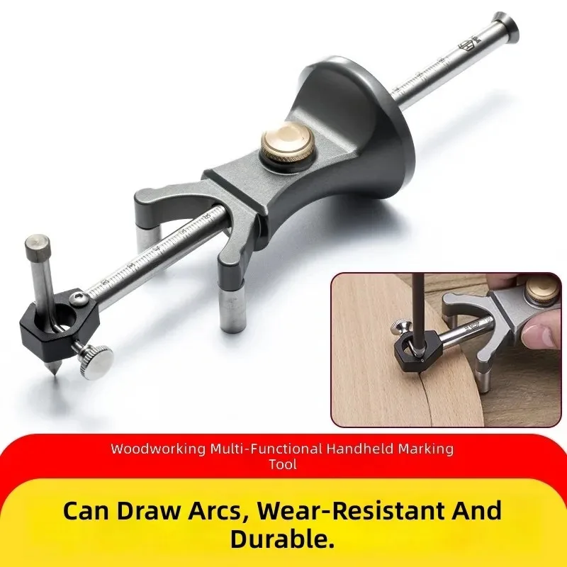 for Woodworking Scribe Carpenter Arc Straight Line Dual-purpose Scribe DIY Creative Tools European Scribe