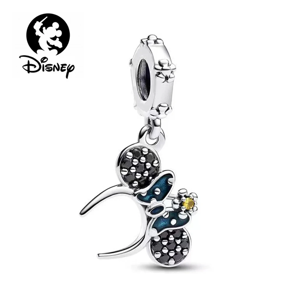 New Disney Mickey Alice Donald Duc Beads Charms Fit Original Pandora Bracelets DIY Jewelry Women Gifts