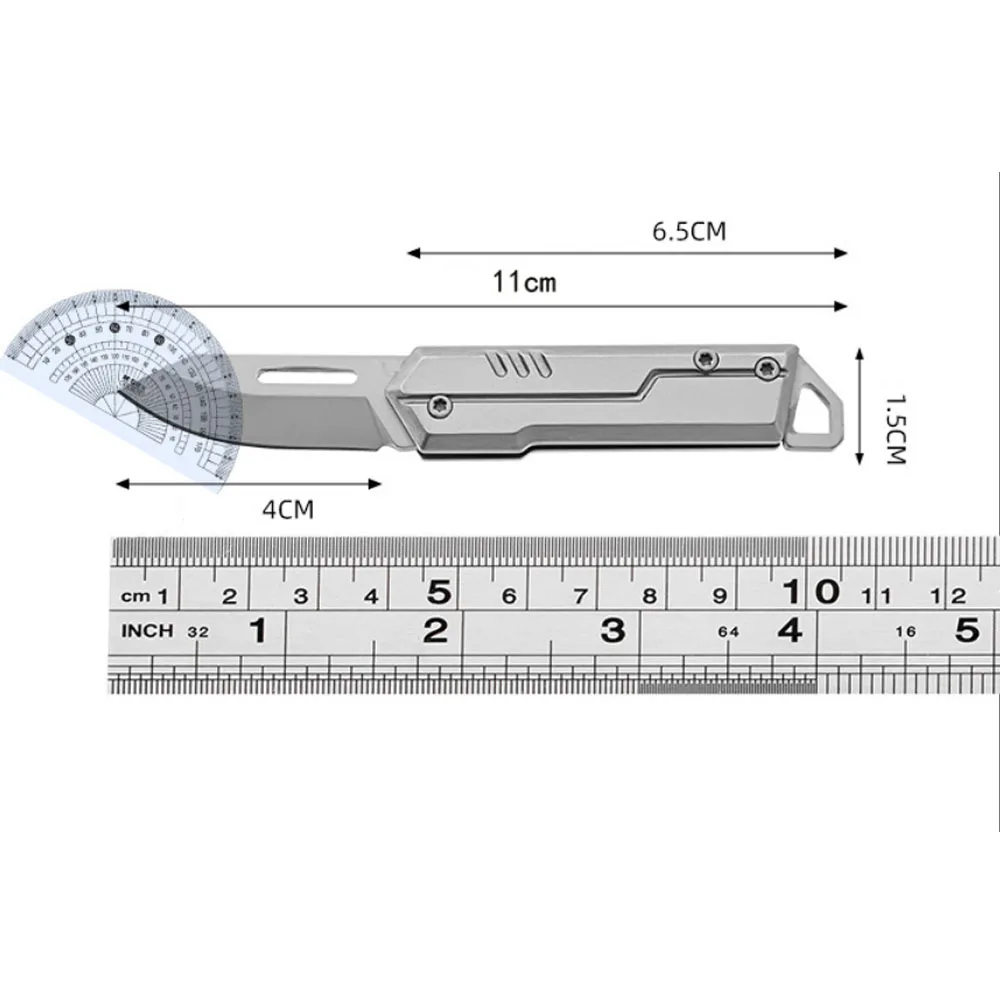 حار بيع في الهواء الطلق EDC للطي D2 سكين المحمولة متعددة الوظائف التخييم سكين الفاكهة المنزلية المضادة للانزلاق مقبض #4