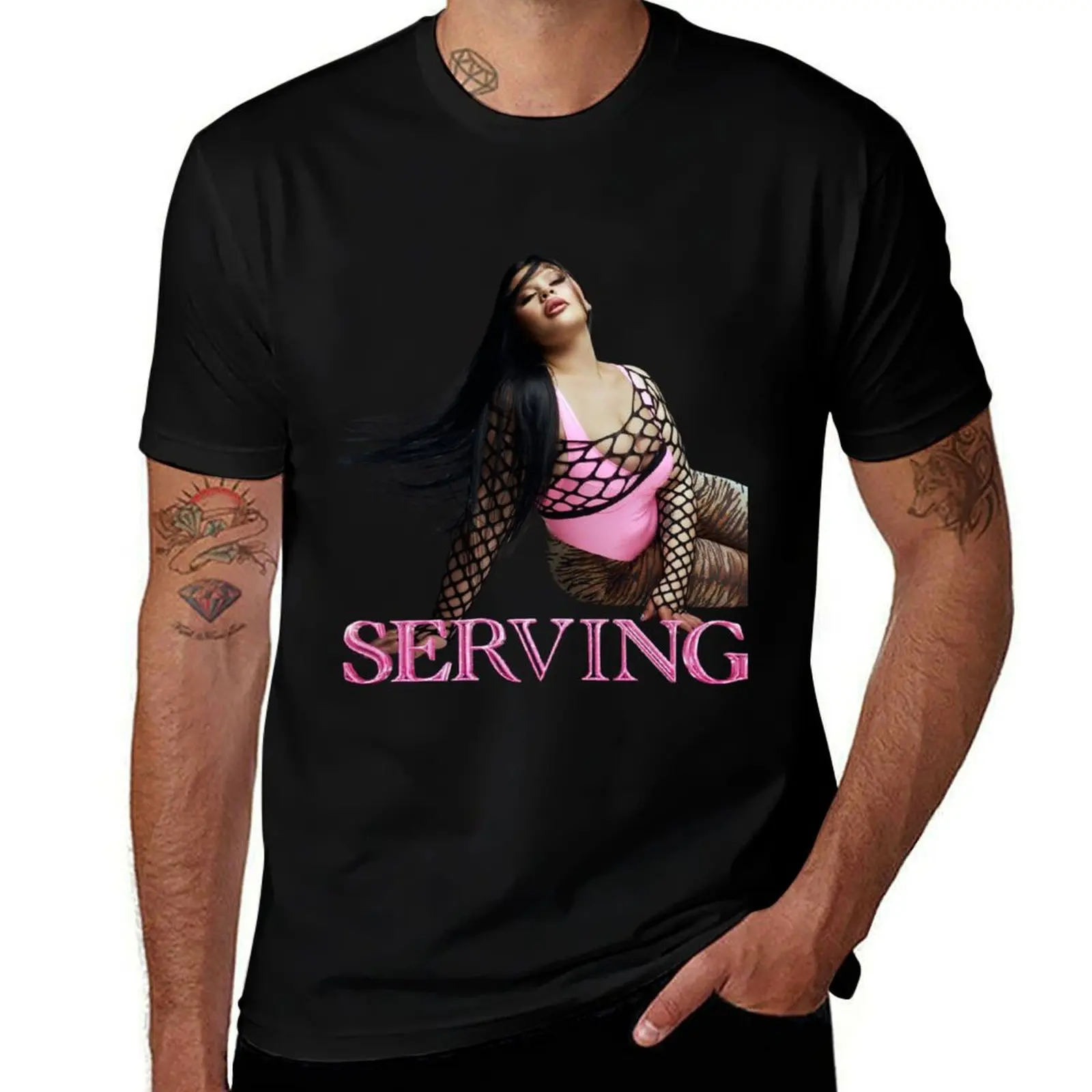 

SERVING - Miriana Conte (Malta - Eurovision 2025) T-Shirt plus sizes designer shirts for a boy t shirt for men